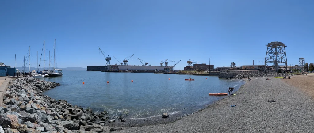 Crane Cove Park on San Francisco’s southeastern waterfront