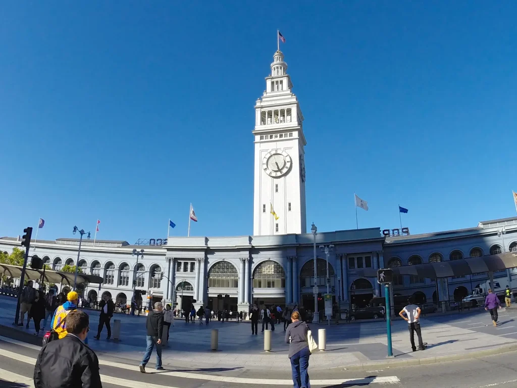 San Francisco Ferry Building viewed from the Embarcadero